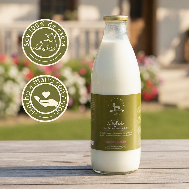 Kefir de leche de cabra artesanal (Litro)