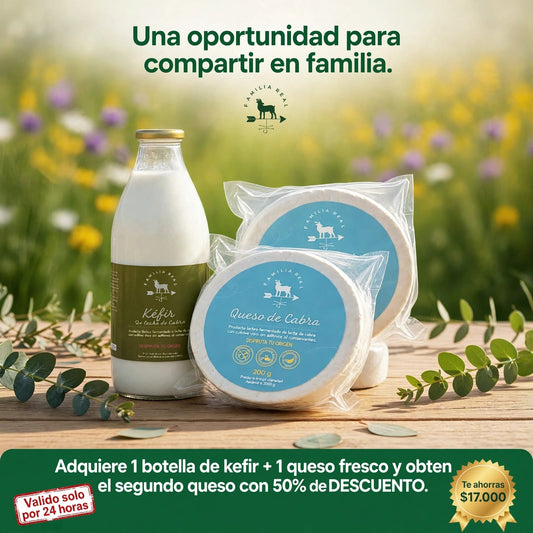 DESCUENTO 24 HORAS (DOBLE QUESO FRESCO + KÉFIR)